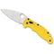 Spyderco 2024 Spyderco Reveal 14, Manix 2 Salt Yellow Lightweight Cpm Magnacut, Plain Edge SPY-C101PYL2 - alternate 2